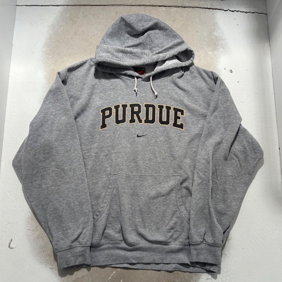 Nike Other - Nike Team Purdue University Hoodie Mens Large Gray Boilermakers Sweatshirt L